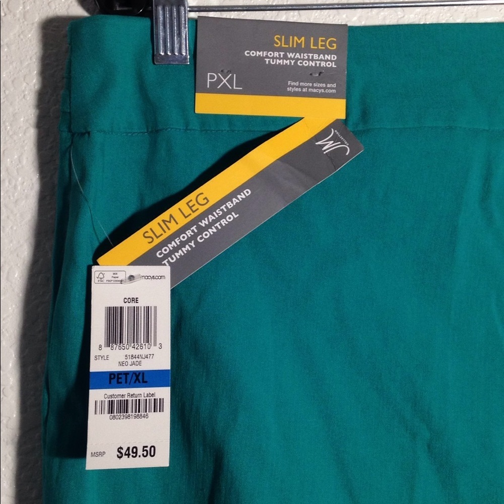 FINAL MARKDOWN Ladies' JM Collection Nwt Petite Slim Leg Capris xlp - Picture 2 of 8